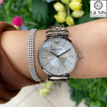 Load image into Gallery viewer, Armani Ladies Watch Stainless Steel Silver Tone Strap, Silver Tone Dial SKU 4005050