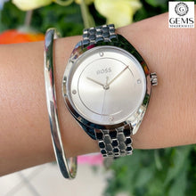 Load image into Gallery viewer, Ladies Hugo Boss Watch Stainless Steel Silver Tone Strap, White Dial SKU 4012161