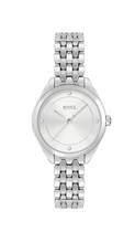 Load image into Gallery viewer, Ladies Hugo Boss Watch Stainless Steel Silver Tone Strap, White Dial SKU 4012161