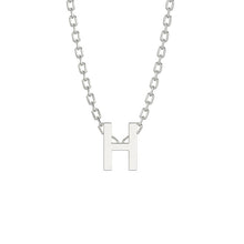 Load image into Gallery viewer, Sterling Silver Initial Necklace