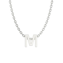 Load image into Gallery viewer, Sterling Silver Initial Necklace
