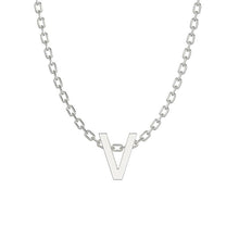 Load image into Gallery viewer, Sterling Silver Initial Necklace