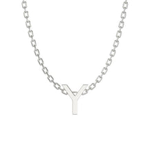 Load image into Gallery viewer, Sterling Silver Initial Necklace