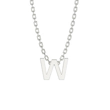 Load image into Gallery viewer, Sterling Silver Initial Necklace