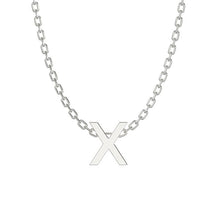 Load image into Gallery viewer, Sterling Silver Initial Necklace