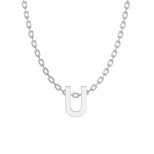 Load image into Gallery viewer, Sterling Silver Initial Necklace