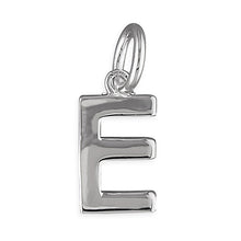 Load image into Gallery viewer, Sterling Silver Plain Initial Pendant