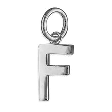 Load image into Gallery viewer, Sterling Silver Plain Initial Pendant
