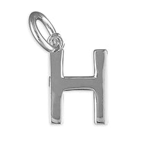 Load image into Gallery viewer, Sterling Silver Plain Initial Pendant