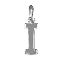 Load image into Gallery viewer, Sterling Silver Plain Initial Pendant