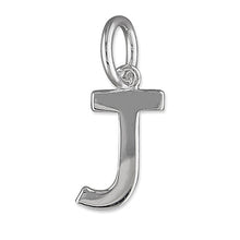 Load image into Gallery viewer, Sterling Silver Plain Initial Pendant