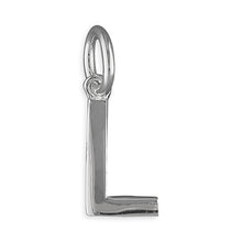 Load image into Gallery viewer, Sterling Silver Plain Initial Pendant