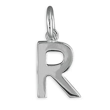 Load image into Gallery viewer, Sterling Silver Plain Initial Pendant