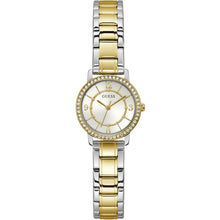 Load image into Gallery viewer, Ladies Guess Watch Stainless Steel 2 Tone Strap, Stone Set Case SKU 4001212