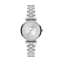 Load image into Gallery viewer, Armani Ladies Watch Stainless Steel Silver Tone Strap, Silver Tone Dial SKU 4005050