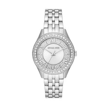 Load image into Gallery viewer, Ladies Michael Kors Watch Stainless steel Silver tone strap, Stone set dial SKU 4010100