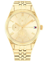 Load image into Gallery viewer, Ladies Tommy Hilfiger Watch Stainless Steel Gold Tone Strap, Gold Tone Dial SKU 4016280