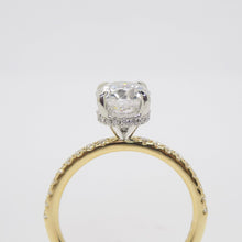 Load image into Gallery viewer, Aroca "Celesse" 18ct Yellow Gold & Platinum Head Lab Grown Round Brilliant Diamond Solitaire Engagement Ring 1.22ct SKU 7707041