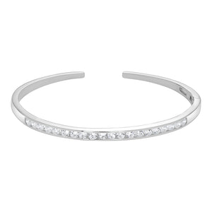 Sterling Silver CZ Bangle SKU 0103600