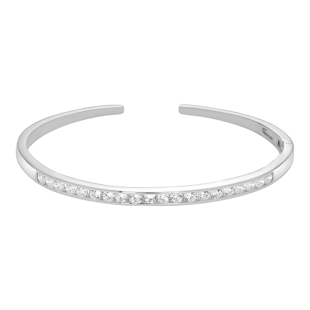 Sterling Silver CZ Bangle SKU 0103600