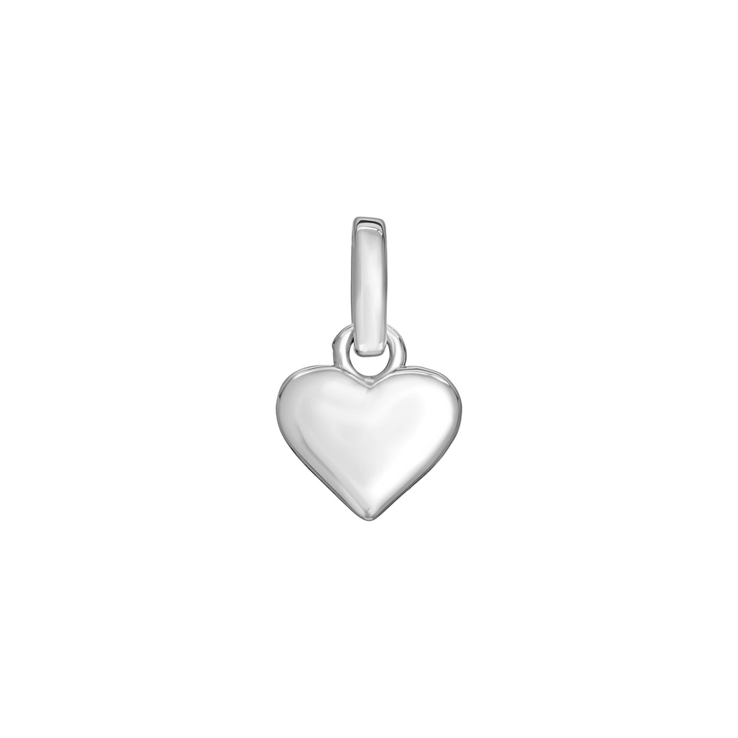 Sterling Silver Plain Heart Pendant SKU 0111212