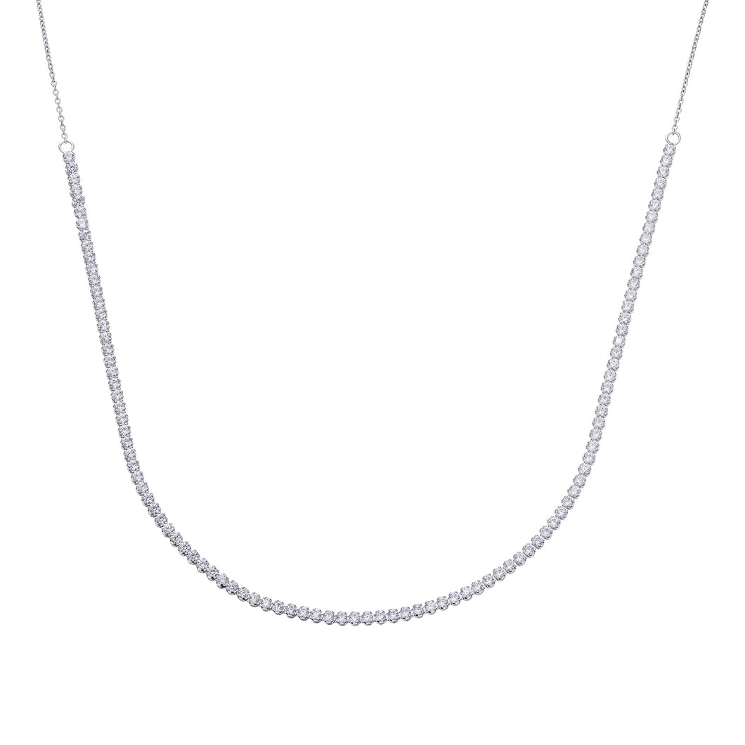 Sterling Silver CZ Necklace SKU 0114270