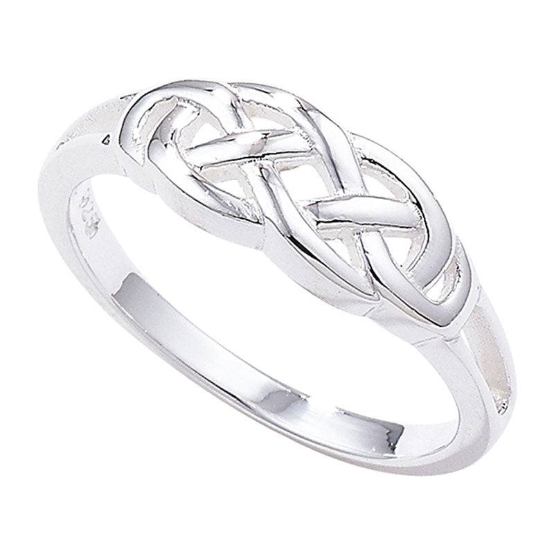 Sterling Silver Plain Celtic Design Ring SKU 0135200