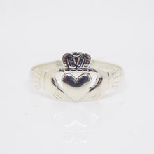 Load image into Gallery viewer, Sterling Silver Plain Claddagh Ring SKU 0135203
