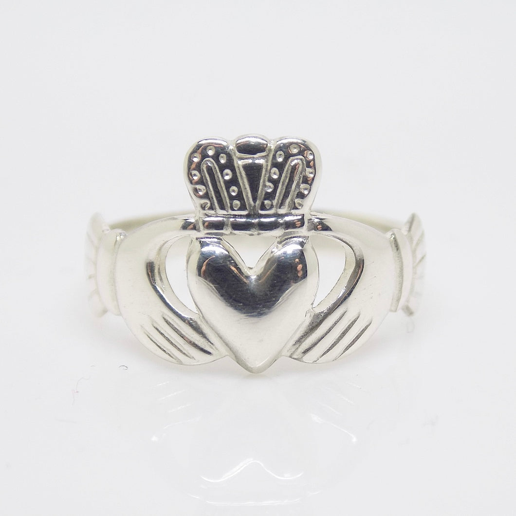 Sterling Silver Plain Claddagh Ring SKU 0135204