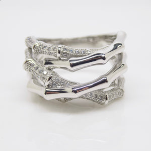 Sterling Silver 5 Stranded Ring SKU 0136999