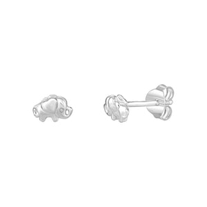 Sterling Silver Kids Small Elephant Stud Earrings SKU 0306700