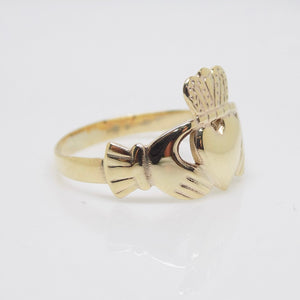 9ct Yellow Gold Plain Claddagh Ring SKU 1535102