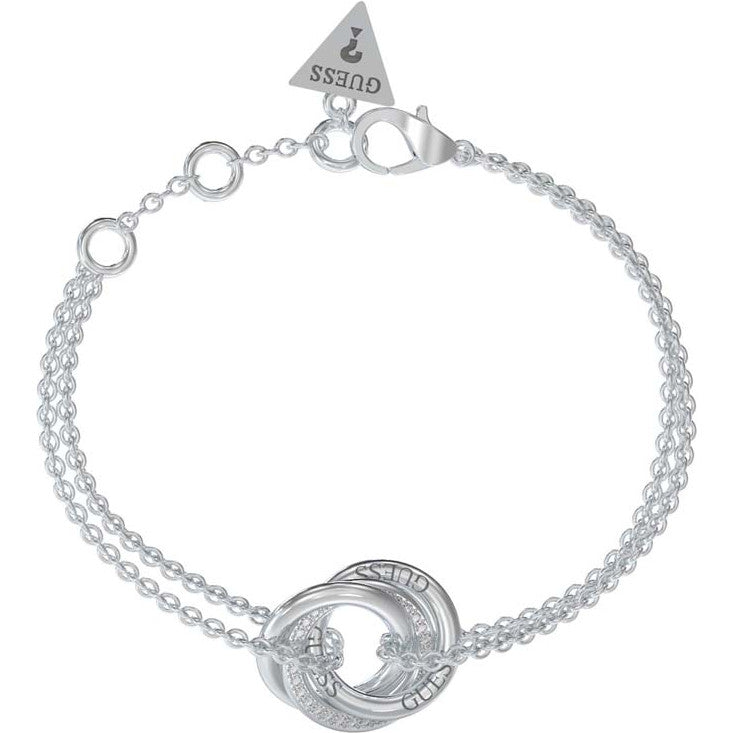 Guess Stainless Steel Open Linked Circle Bracelet SKU 3001673