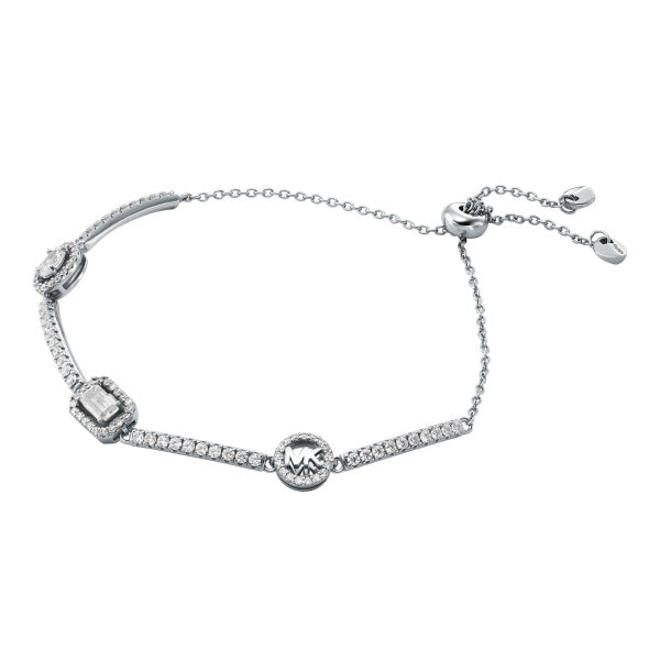 Michael Kors Sterling Silver Multi Shape CZ Bracelet SKU 3010066