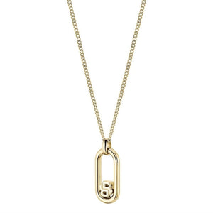 Ladies Hugo Boss Stainless Steel Gold Tone Necklace SKU 3012005