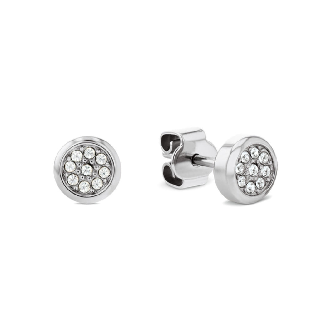 Tommy Hilfiger Ladies Pave Stone Set Stud Earrings SKU 3016112