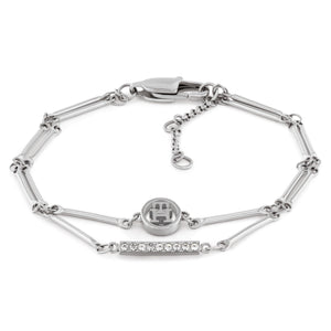 Tommy Hilfiger Ladies Layered Bar Bracelet, Stone Set SKU 3016114