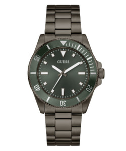 Gents Guess Watch Stainless Steel Gunmetal Strap Grey Dial Guess Watch SKU 4001387