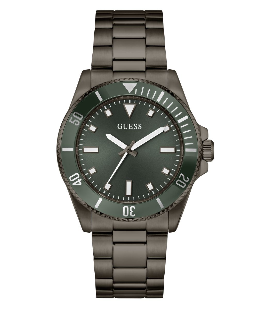 Gents Guess Watch Stainless Steel Gunmetal Strap Grey Dial Guess Watch SKU 4001387