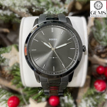 Load image into Gallery viewer, Fossil Gents Watch Gun Metal Stainless Steel Strap Grey Dial SKU 4002010

