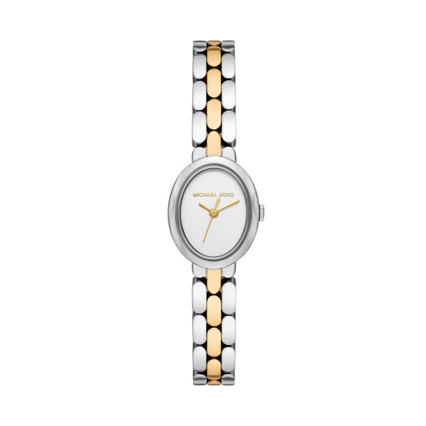 Ladies Michael Kors Gold Tone Stainless Steel, Oval Dial Watch SKU 4010128