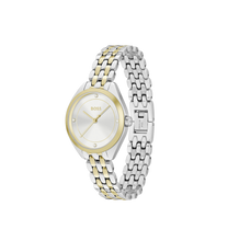 Load image into Gallery viewer, Ladies Hugo Boss Watch Stainless Steel 2 Tone Strap, White Dial SKU 4012160
