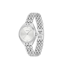 Load image into Gallery viewer, Ladies Hugo Boss Watch Stainless Steel Silver Tone Strap, White Dial SKU 4012161
