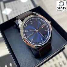 Load image into Gallery viewer, Gents Tommy Hilfiger Watch Brown Strap, Navy Dial SKU 4016225
