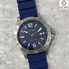 Load image into Gallery viewer, Gents Tommy Hilfiger Watch Blue Rubber Strap, Navy Dial, Date SKU 4016250
