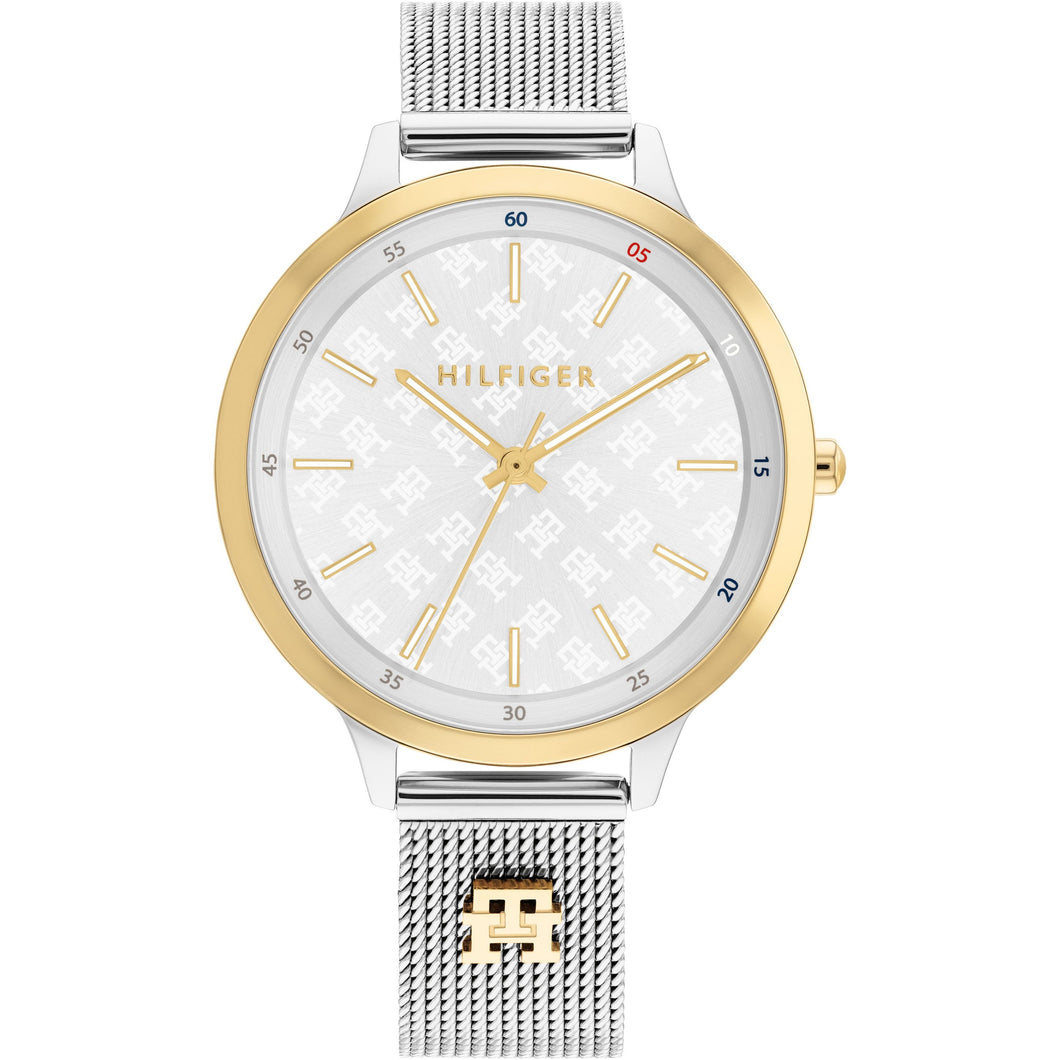 Ladies Tommy Hilfiger Watch Stainless Steel Silver Tone Mesh Strap 