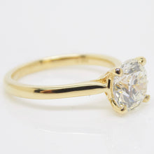 Load image into Gallery viewer, 18ct Yellow Gold Round Brilliant Lab Grown Diamond Solitaire Engagement Ring 2.07ct SKU 7707057
