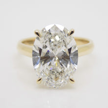 Load image into Gallery viewer, 18CT Yellow Gold Oval Cut Lab Grown Diamond 5.01ct SKU 7707137
