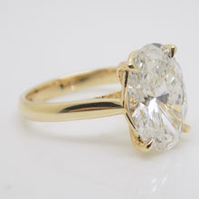 Load image into Gallery viewer, 18CT Yellow Gold Oval Cut Lab Grown Diamond 5.01ct SKU 7707137
