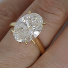 Load image into Gallery viewer, 18CT Yellow Gold Oval Cut Lab Grown Diamond 5.01ct SKU 7707137
